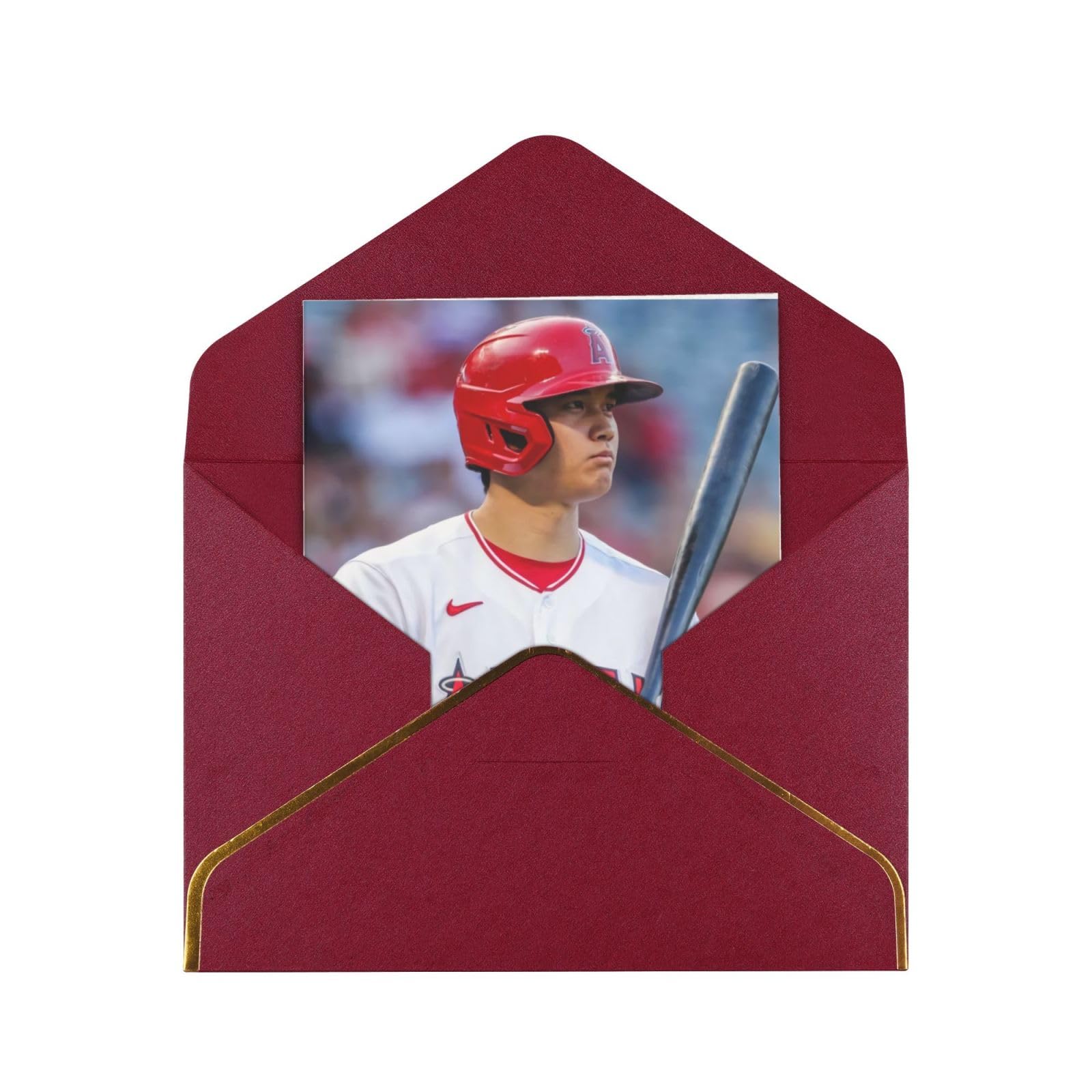 大谷翔平 メジャー移籍の記者会見 メッセージカード　記念カード 激レア」大谷翔平メッセージカード - メルカリ